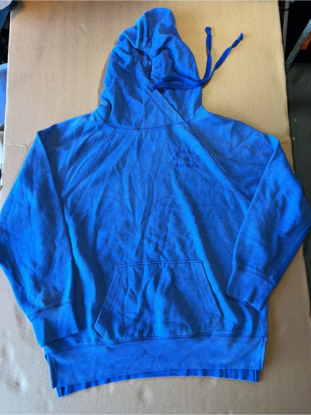 Victoria's Secret Royal Blue Men's Pullover Hoodie - Picture 1 of 7